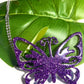 Handmade Purple Passion Butterfly Earring Set | Butterfly Necklace | Butterfly Earrings