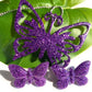 Handmade Purple Passion Butterfly Earring Set | Butterfly Necklace | Butterfly Earrings