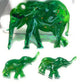 Elephant Necklaces/Earrings Set  | Pink Sparkle Resin Elephant |
