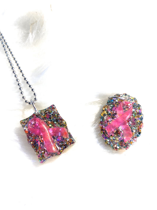 Breast Cancer Necklace | Cancer Survivor Necklace |Cancer Warrior Necklace | Survivor Gift | Cancer Awareness